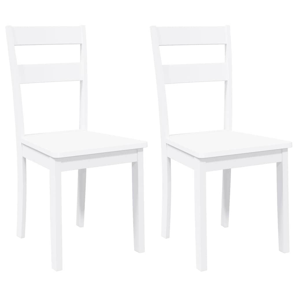 STUHL-SET 2 Stk Ulmenhain 40/89/48 cm - Weiß, Holz (40/89/48cm) - ZMH