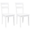 STUHL-SET 2 Stk Ulmenhain 40/89/48 cm - Weiß, Holz (40/89/48cm) - ZMH