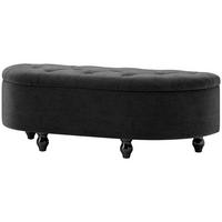 SITZBANK Paula Dunkelgrau 120/46/42 cm - Grau, Holz/Textil (120/46/42cm) - Jamb