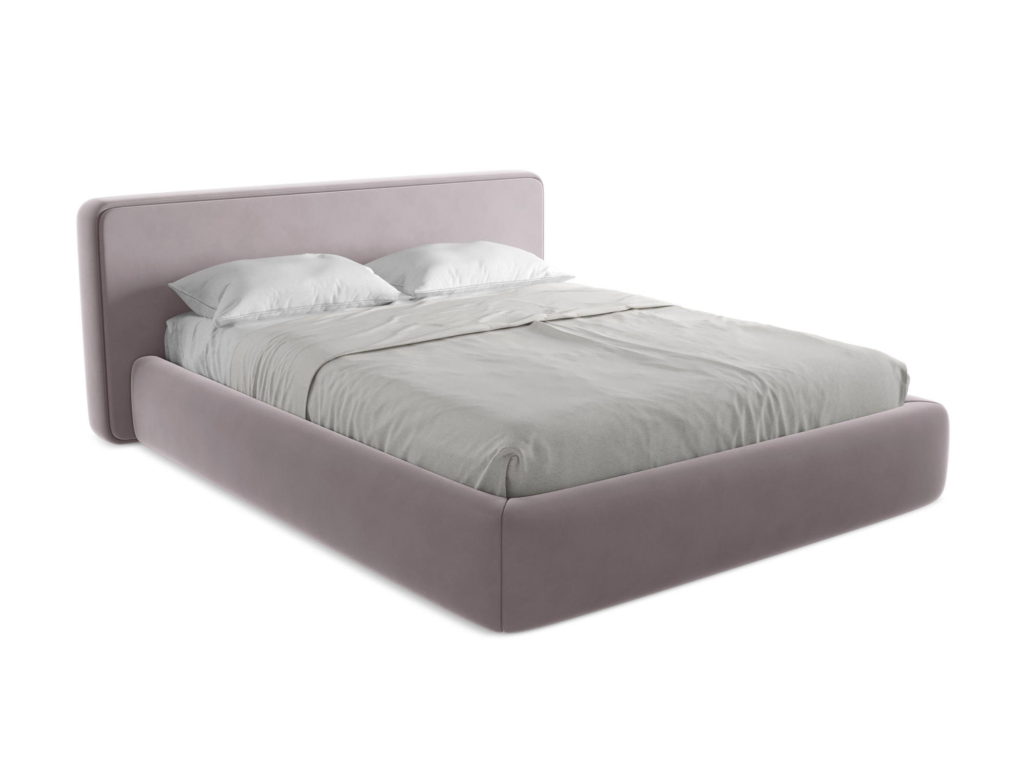 POLSTERBETT mit Bettkasten und Lattenrost 200x225 Violett - Lila/Flieder, Kunststoff/Textil (160/200cm) - Makamii