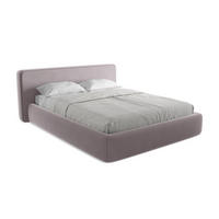 POLSTERBETT mit Bettkasten und Lattenrost 200x225 Violett - Lila/Flieder, Kunststoff/Textil (160/200cm) - Makamii