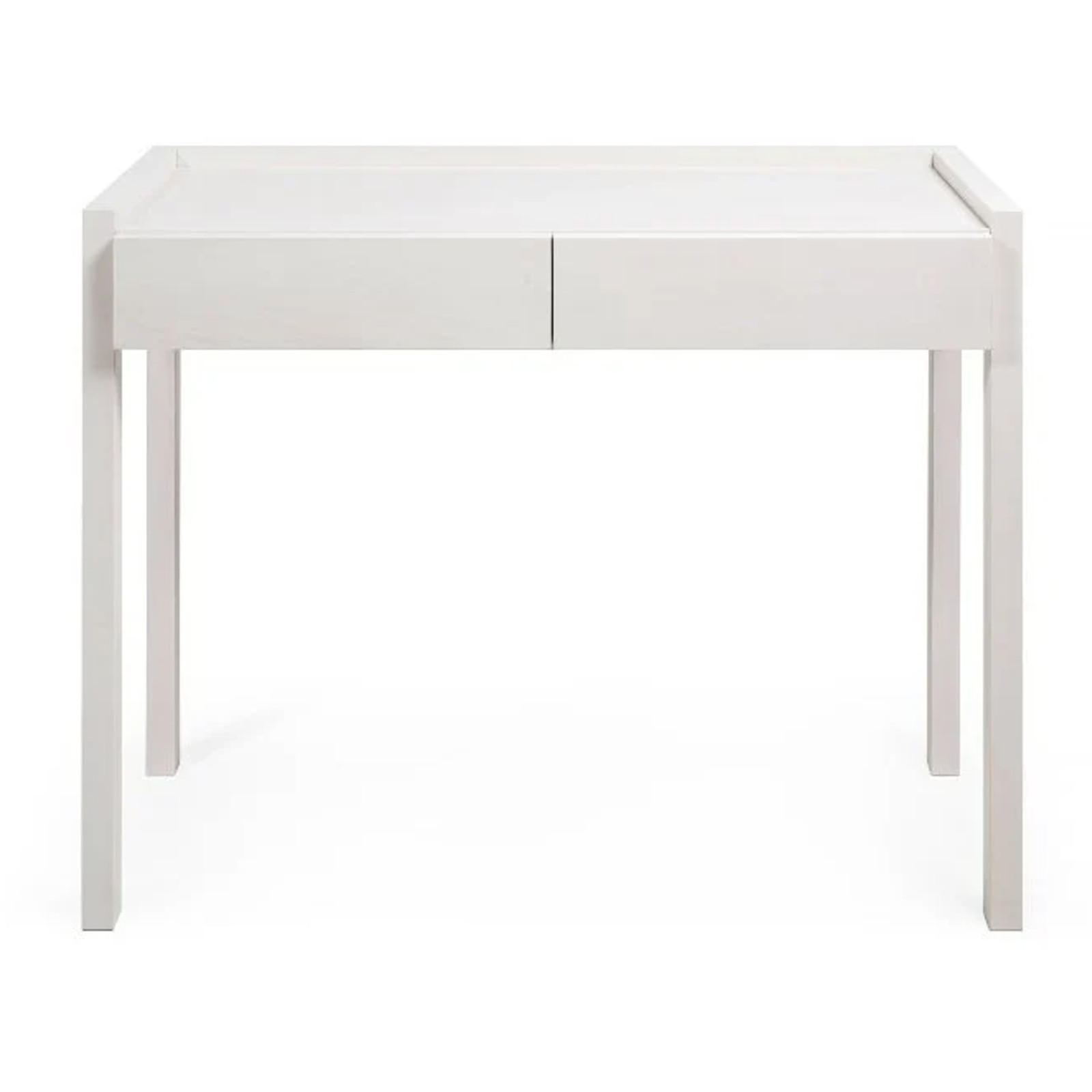 KONSOLENTISCH Adele, weiß matt lackiert, 37/100/77 cm - Weiß, Holz (37/100/77cm) - WOODEK