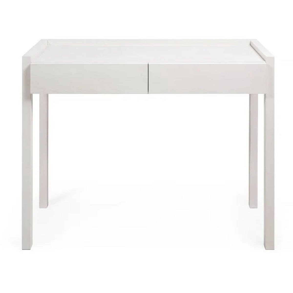 KONSOLENTISCH Adele, weiß matt lackiert, 37/100/77 cm - Weiß, Holz (37/100/77cm) - WOODEK