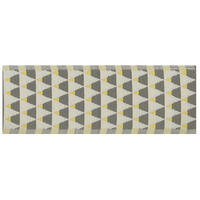 OUTDOOR-TEPPICH Hisar 105/60 cm - Grau, Kunststoff (60/105cm) - Beliani