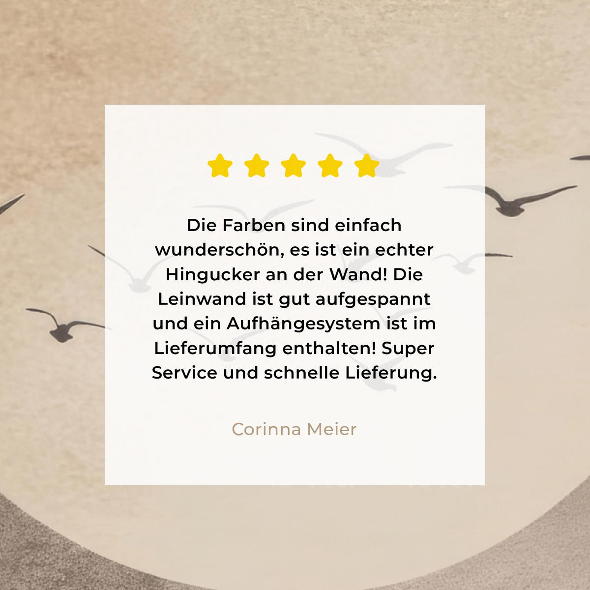 LEINWANDBILD Vogel - Beige - Japanisch 90x90 cm - Taupe, Textil (90/90cm) - MuchoWow