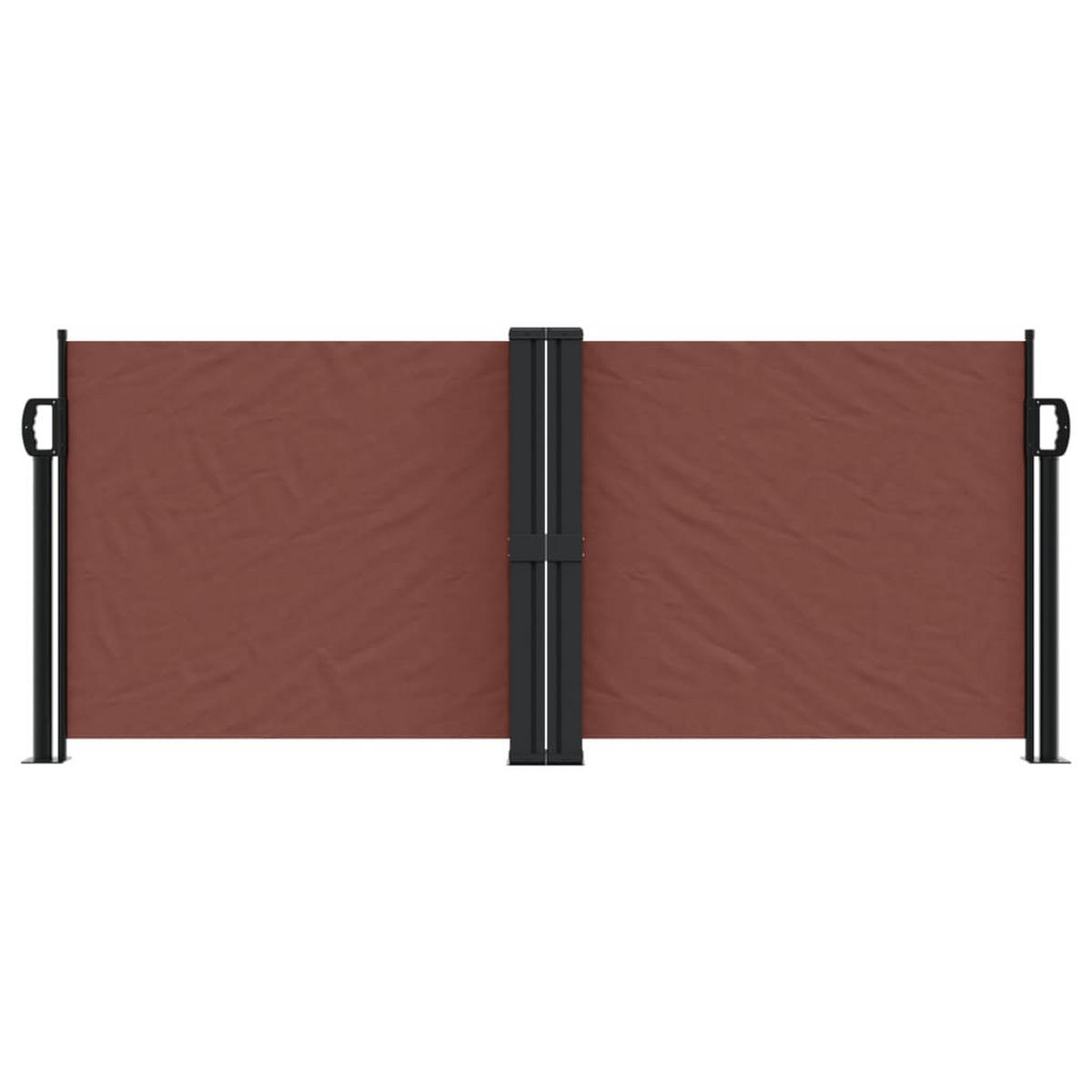 SEITENMARKISE Ausziehbar Braun 100x1000 cm - Braun, Metall (1000/100cm) - furnicato