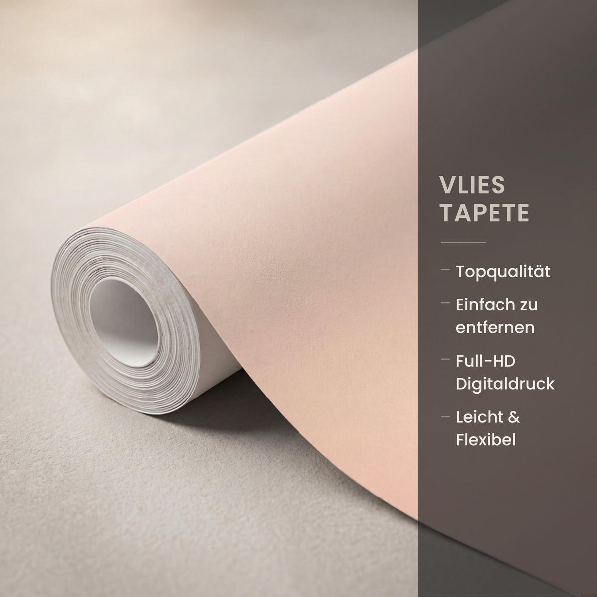 TAPETE - Sonne - Strand - Rosa - 500x300 cm - Hellrosa, Papier (500/300cm) - OnlyWow