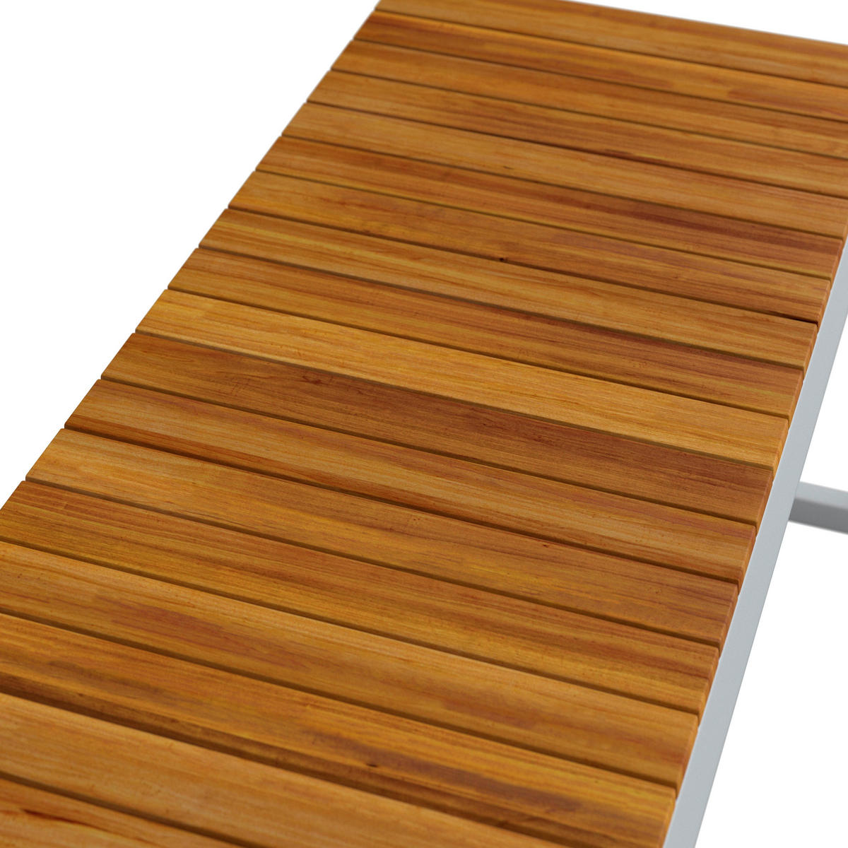LOUNGEGARNITUR Ariella Hellgrau Outdoorstoff/Metall - Hellgrau, Holz