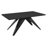 TISCH Vento 100 Ausziehbar - Schwarz, Holzwerkstoff/Metall (80/140/76cm) - MIRJAN24
