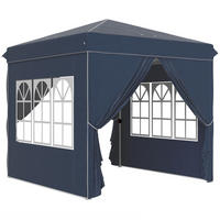 PAVILLONS aus Polyester 248x248x270 cm in Blau mit Pop-up-Mechanismus - Blau, Textil (248/270/248cm) - Modfu