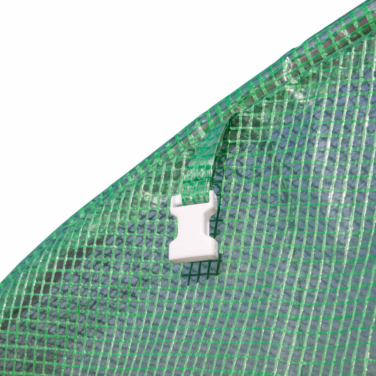 GEWÄCHSHAUS DE-12022 mit 6 Fenstern & Tür Grün - Grün, Metall (300/200/300cm) - ComfortXL