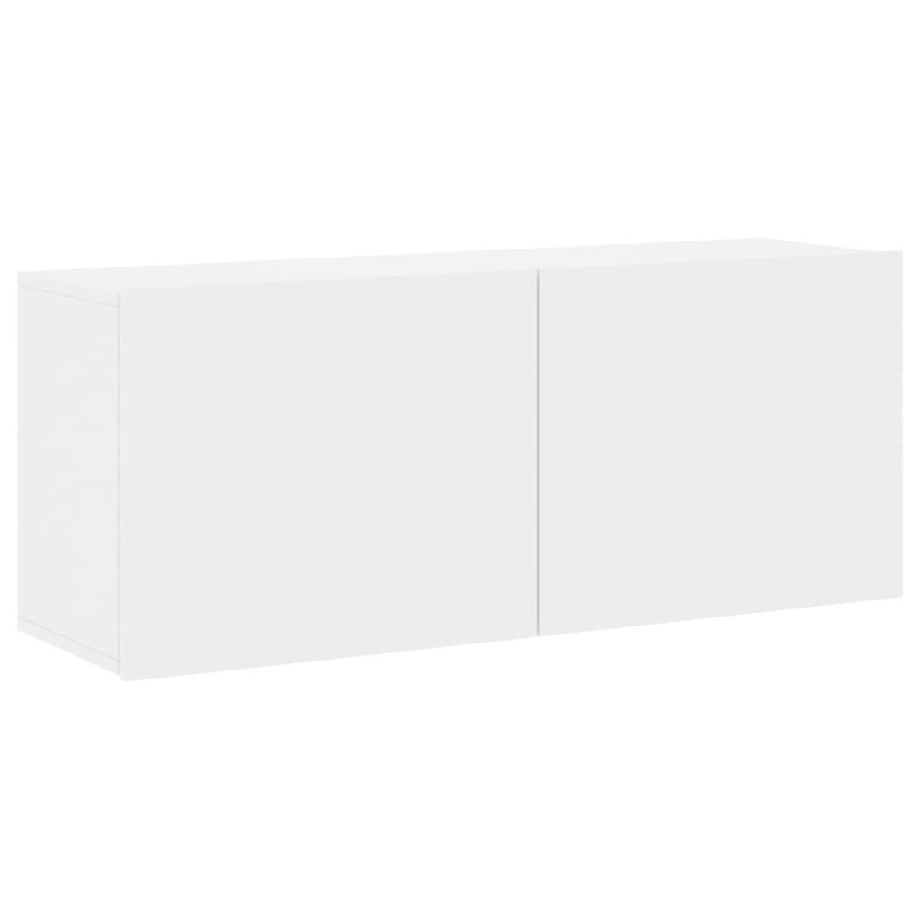 TV-WANDSCHRANK Weiss 100/30/41 Cm - Weiß, Holzwerkstoff (30/41/100cm) - vidaXL