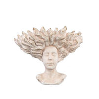 SKULPTUR Kimbere Beige 38/21.5/30cm - Beige, Stein (21.5/30/38cm) - PTMD Collection