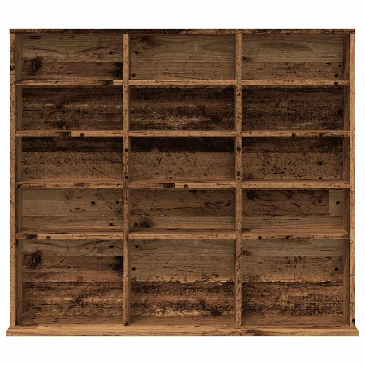 CD-REGAL Altholz-Optik 100/23/89,5 Cm Holzwerkstoff - Braun, Holzwerkstoff (23/89.5/100cm) - vidaXL