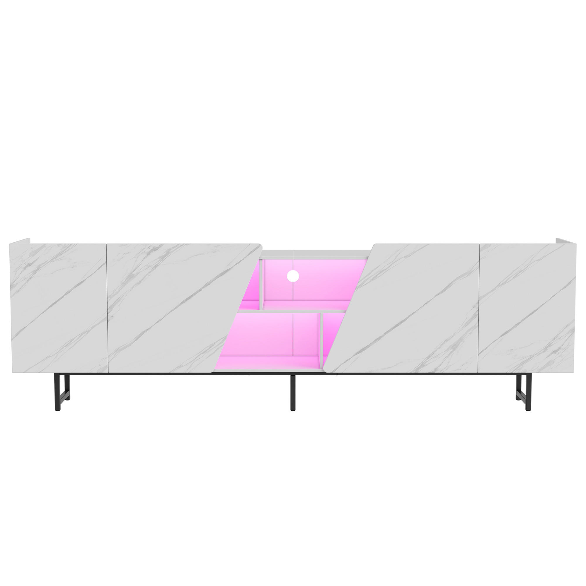 Casiva Fernsehschrank Weiß 34.5x67.7x220 cm
