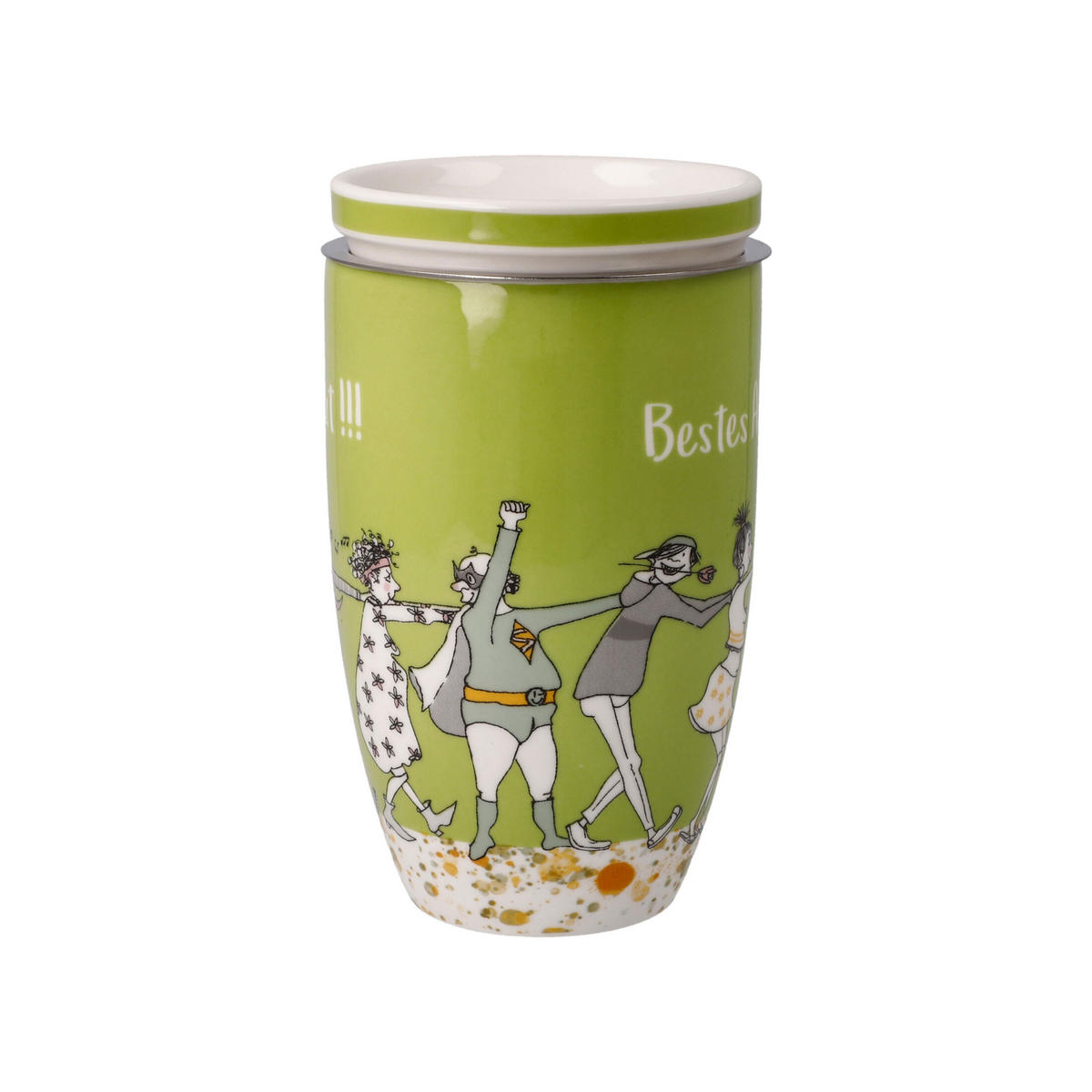 TEETASSE Barbara Freundlieb - Das beste Alter, Fine Bone China, Bunt, 0.45 L - Multicolor, Keramik (0.45L) - Goebel