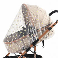 KINDERWAGEN-MOSKITONETZ Gänseblümchen Weiß - Weiß, Textil - Weltevree
