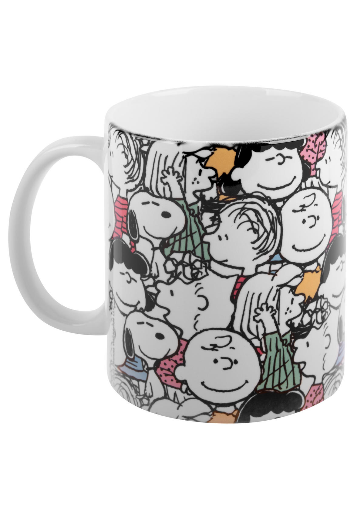 KAFFEEBECHER The Peanuts Snoopy Faces Mehrfarbig 320 ml - Multicolor, Keramik (0.32L) - United Labels