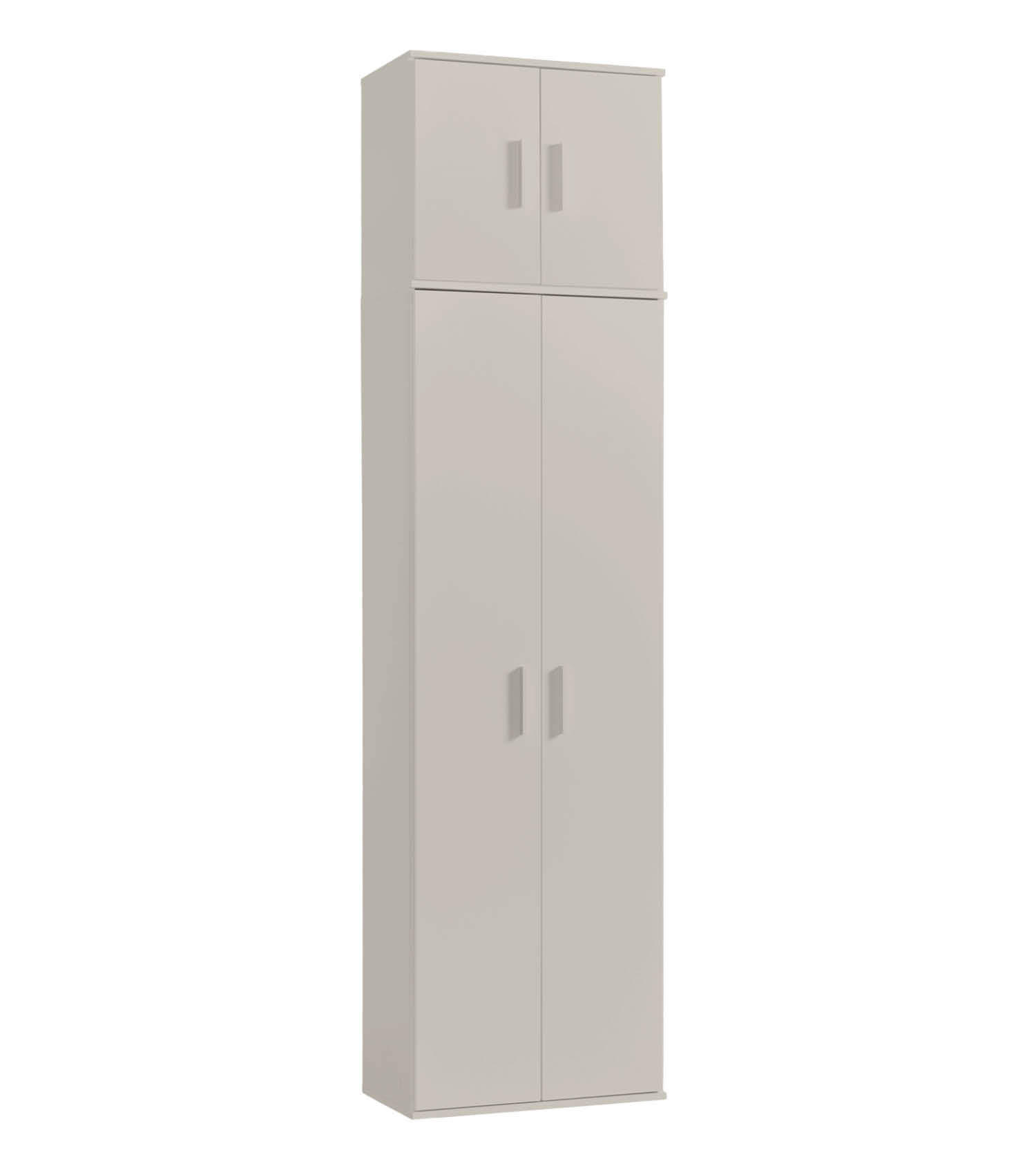 MEHRZWECKSCHRANK Der Extralange - Beige, Holzwerkstoff (60/230/34cm) - Mokebo