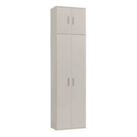 MEHRZWECKSCHRANK Der Extralange - Beige, Holzwerkstoff (60/230/34cm) - Mokebo