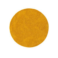 HOCHFLORTEPPICH Soho Gelb ø 160 cm rund - Gelb, Kunststoff (160/160cm) - benuta