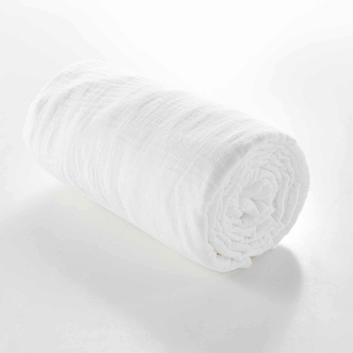 BETTTUCH Angelia 160/200 cm - Weiß, Naturmaterialien (160/200cm) - Douceur d´intérieur