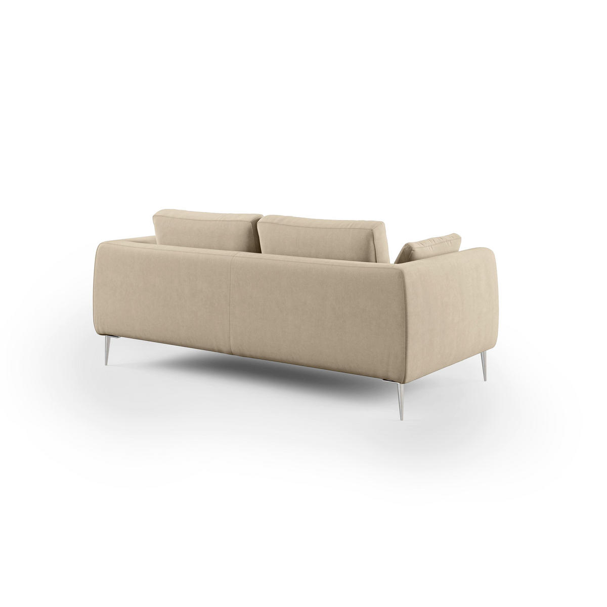 LINEARSOFA Plano - Taupe, Textil (176/86/102cm) - Divani.store