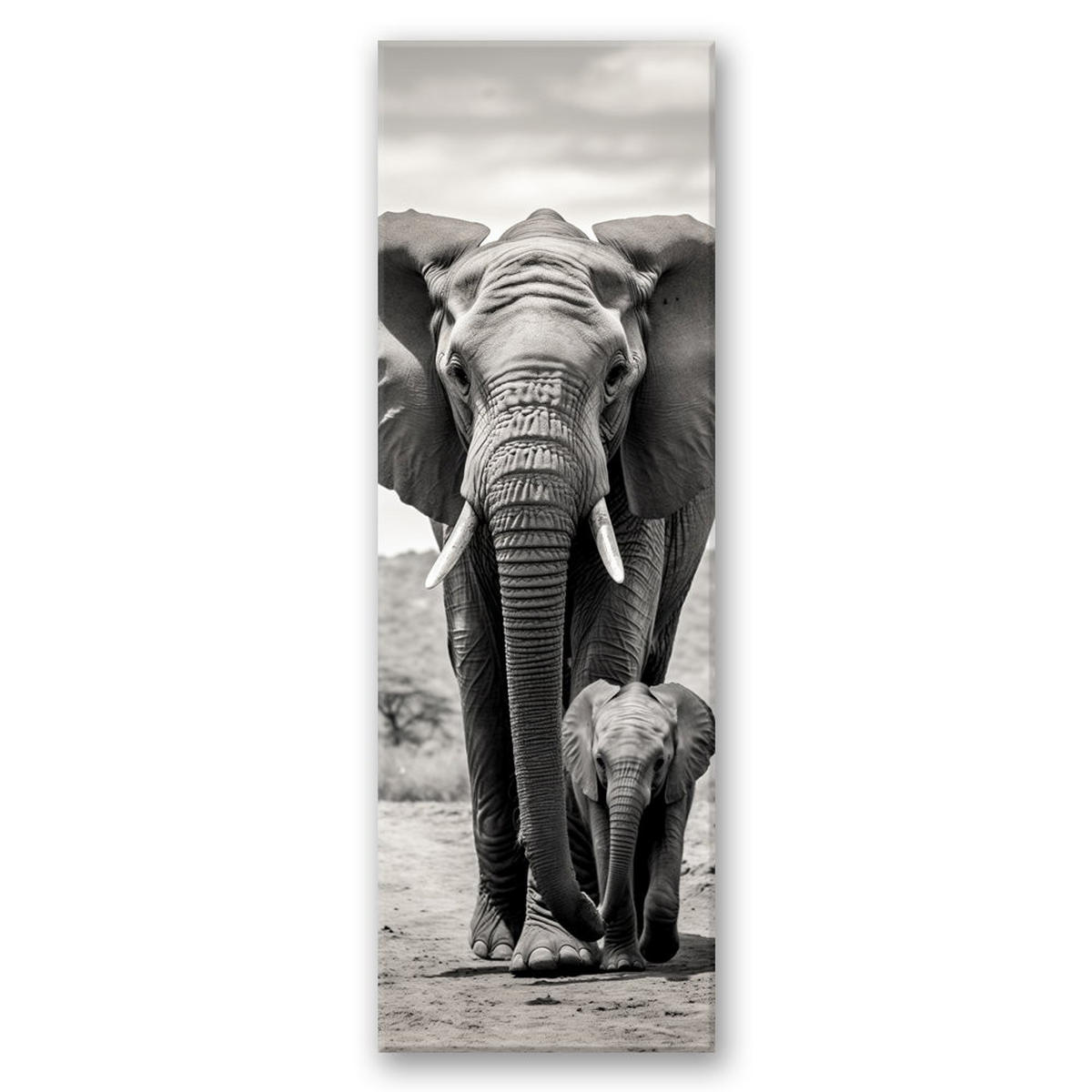 KUNSTDRUCK Grau 50/150 cm - Grau, Textil (50/150cm) - KUNSTLOFT