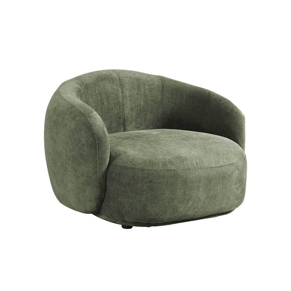 SESSEL CASARA - Webstoff Dunkelgrün - Dunkelgrün, Kunststoff (99/72/104cm) - Home Deluxe
