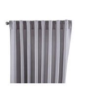 SCHLAUFENGARDINE »Jena« HxB 225x140 cm Silber - Silberfarben, Textil (140/225cm) - Gardinenbox