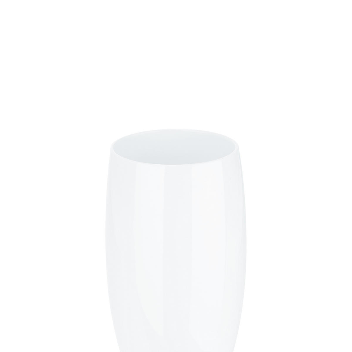 6xSEKTGLÄSER - Weiß, Kunststoff (0.17L) - Relaxdays