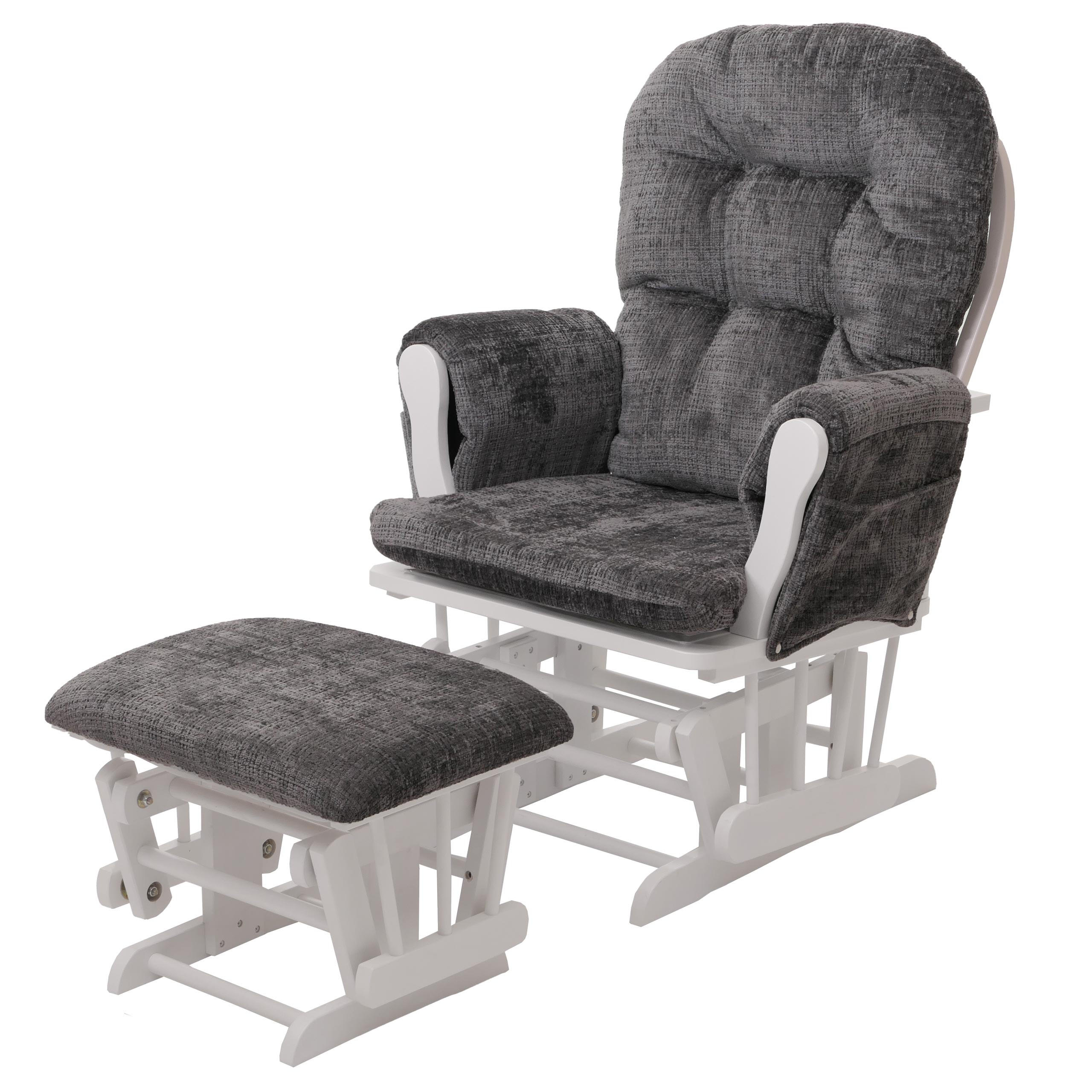 RELAXSESSEL Grau, Weiß - Weiß/Grau, Textil (75/100/71cm) - MCW
