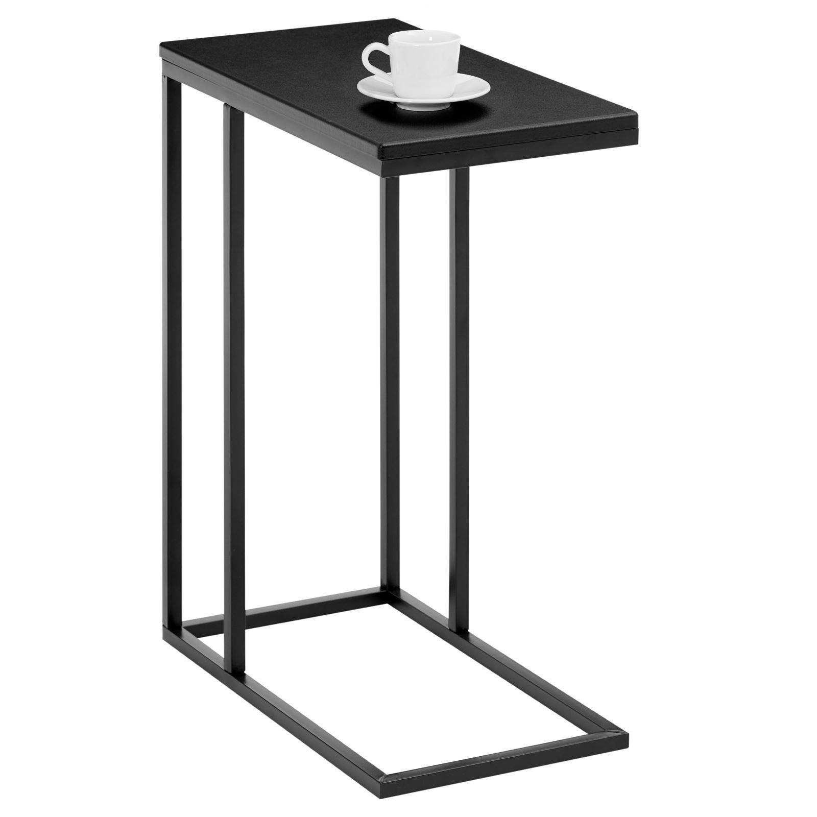 BEISTELLTISCH DEBORA - Schwarz, Holzwerkstoff (26/46/61cm) - IDIMEX