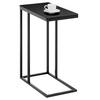 BEISTELLTISCH DEBORA - Schwarz, Holzwerkstoff (26/46/61cm) - IDIMEX
