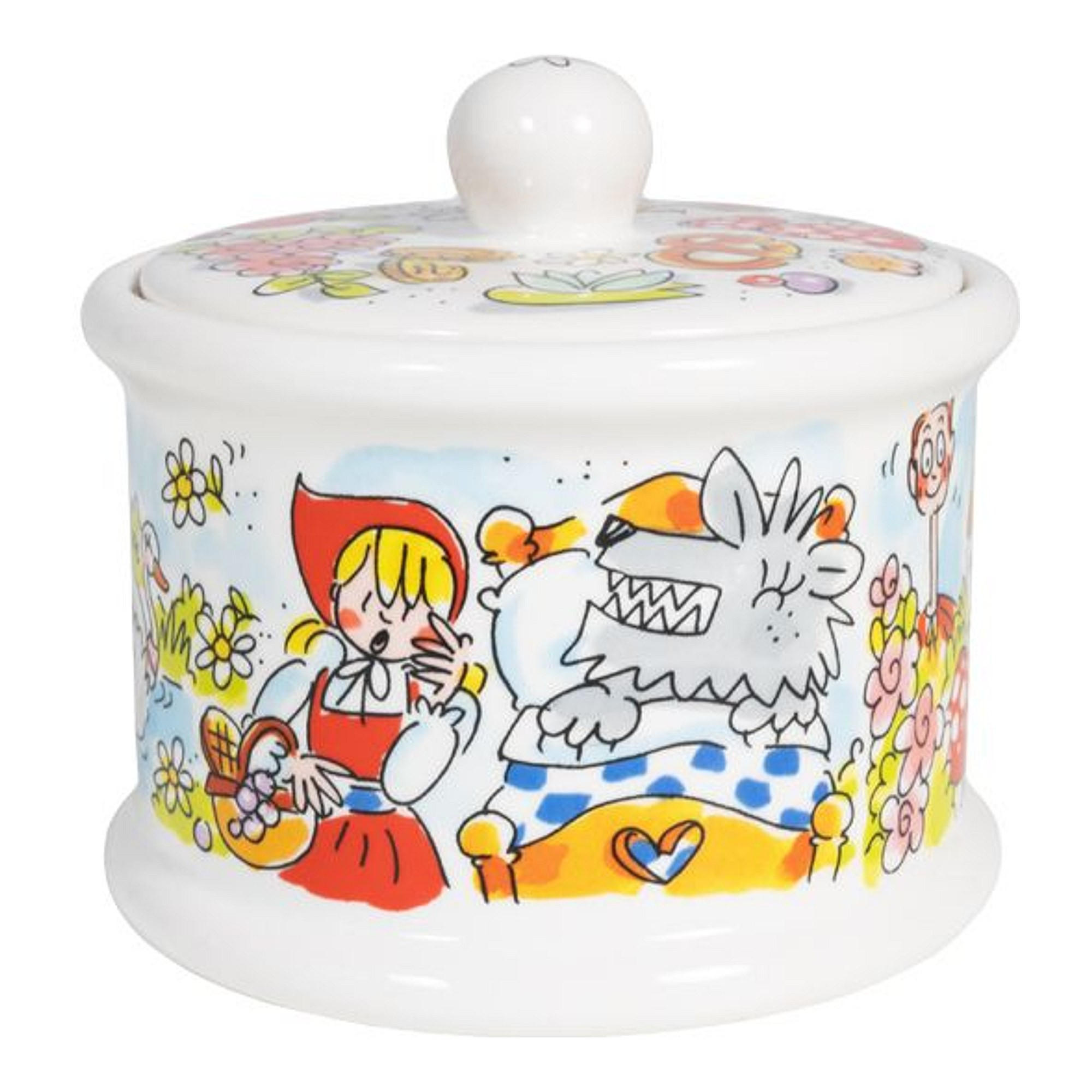 VORRATSDOSE Aschenputtel in Bunt - 500 ml - Multicolor, Keramik (14/13/14.3cm) - Blond Amsterdam