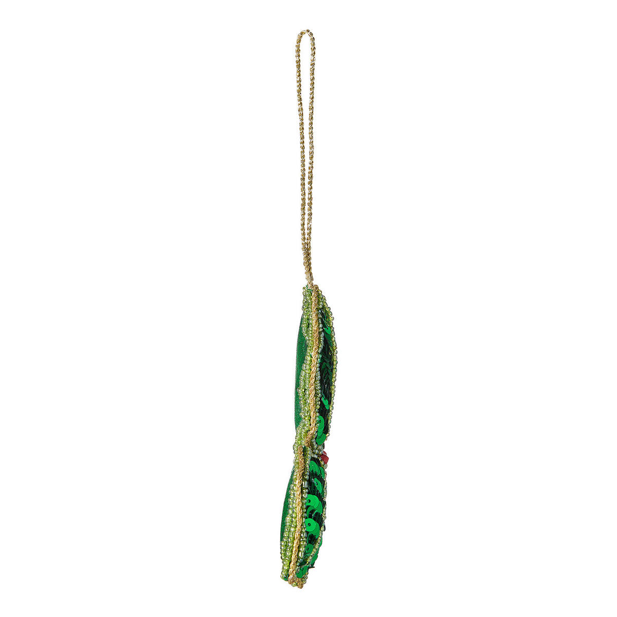 BAUMANHÄNGER Hang On Ornamanet Ilex - Grün, Glas/Kunststoff (13/13/1cm) - Butlers
