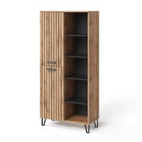 VĚŠÁK NA KABÁTY Amber Dub Wotan - dub Wotan, kompozitní dřevo (80/172/38cm) - Vicco