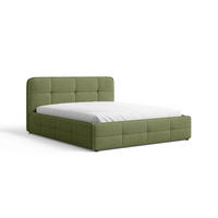 POLSTERBETT 17 140 x 200 cm – Aragon – Bett mit Federmechanismus und Stauraum - Olivgrün, Holz (140/200cm) - ROYAL24_MARKT