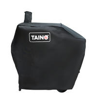 GRILLABDECKHAUBE KAMAYO - Schwarz, Textil (116/116/46cm) - TAINO