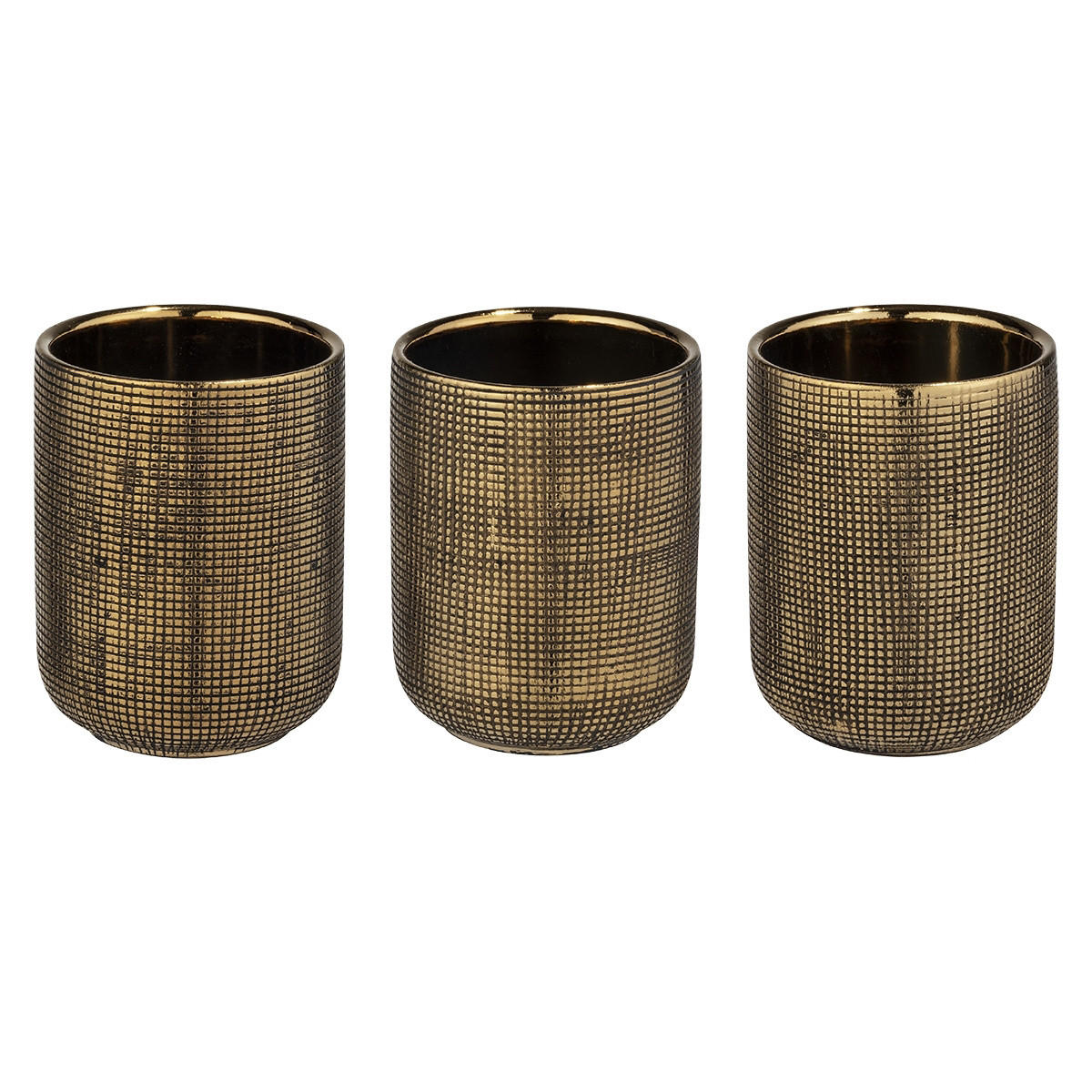 WC-BÜRSTE aus Keramik Rivara 11,5/11,5/13 cm - Goldfarben, Keramik (11.5/13/11.5cm) - Wenko
