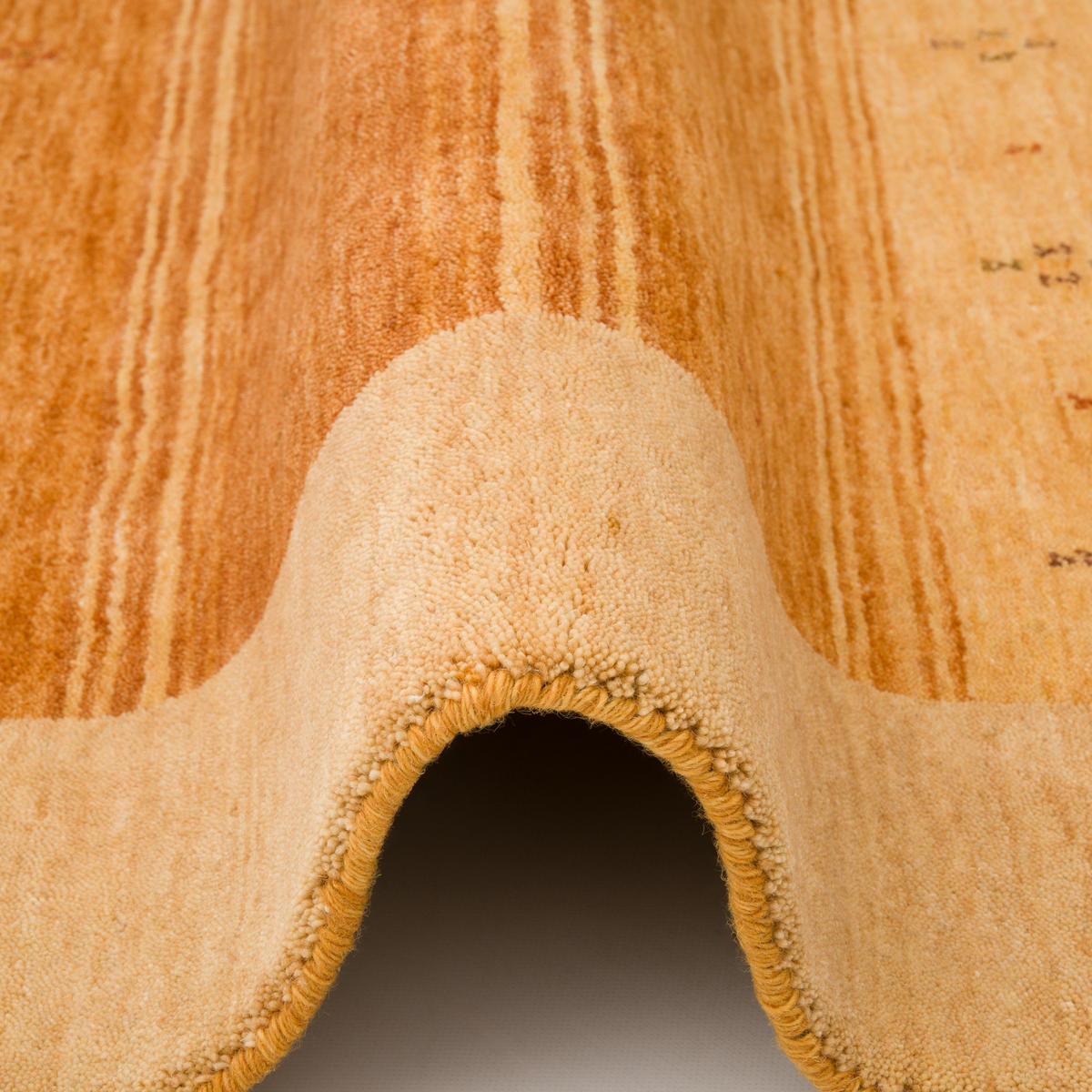 NATUR WOLLE TEPPICH GABBEH ESTA - Beige, Textil (120/180cm) - Pergamon