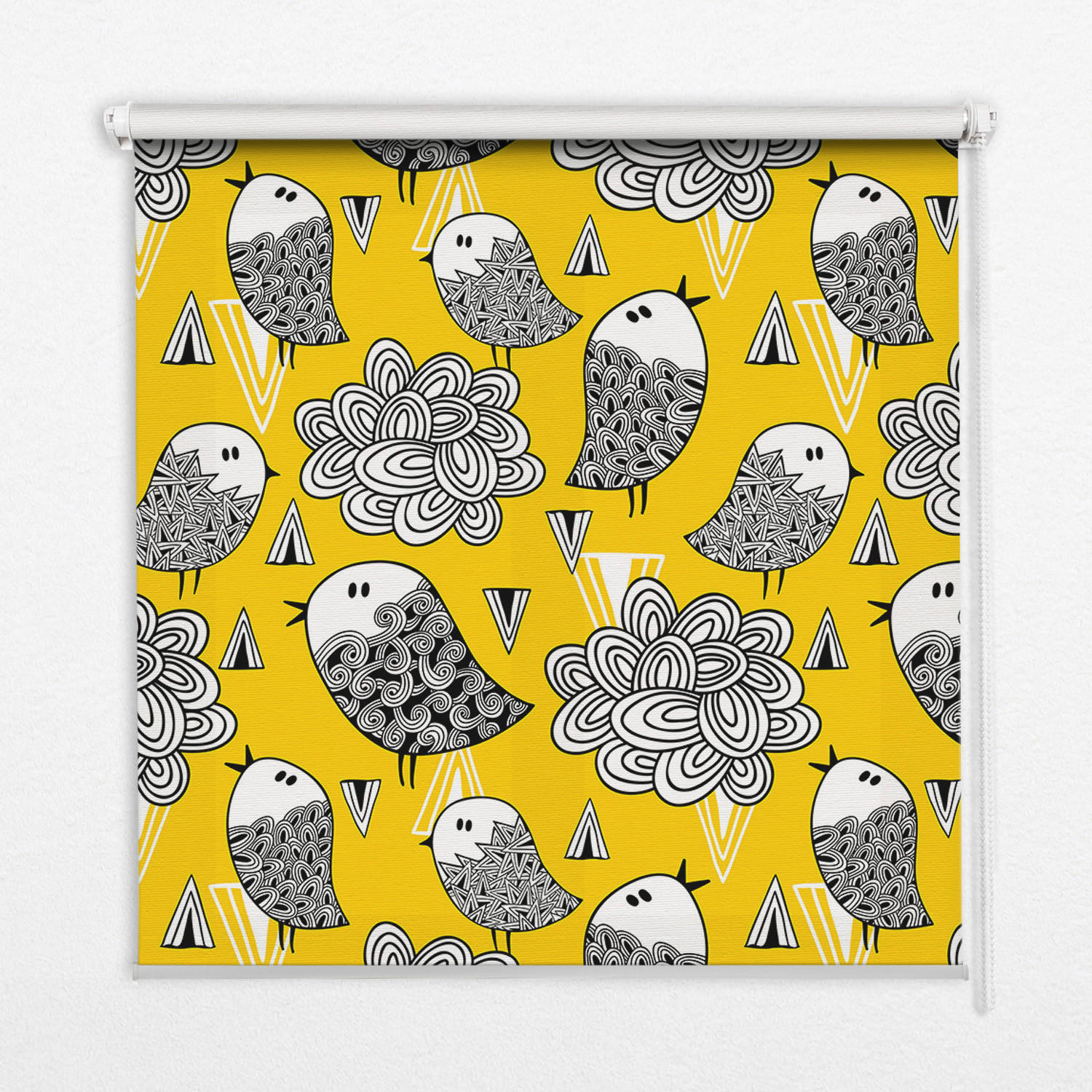 TULUP VNITŘNÍ roleta - okenní roleta - roleta - 150x140 cm - Ptactvo