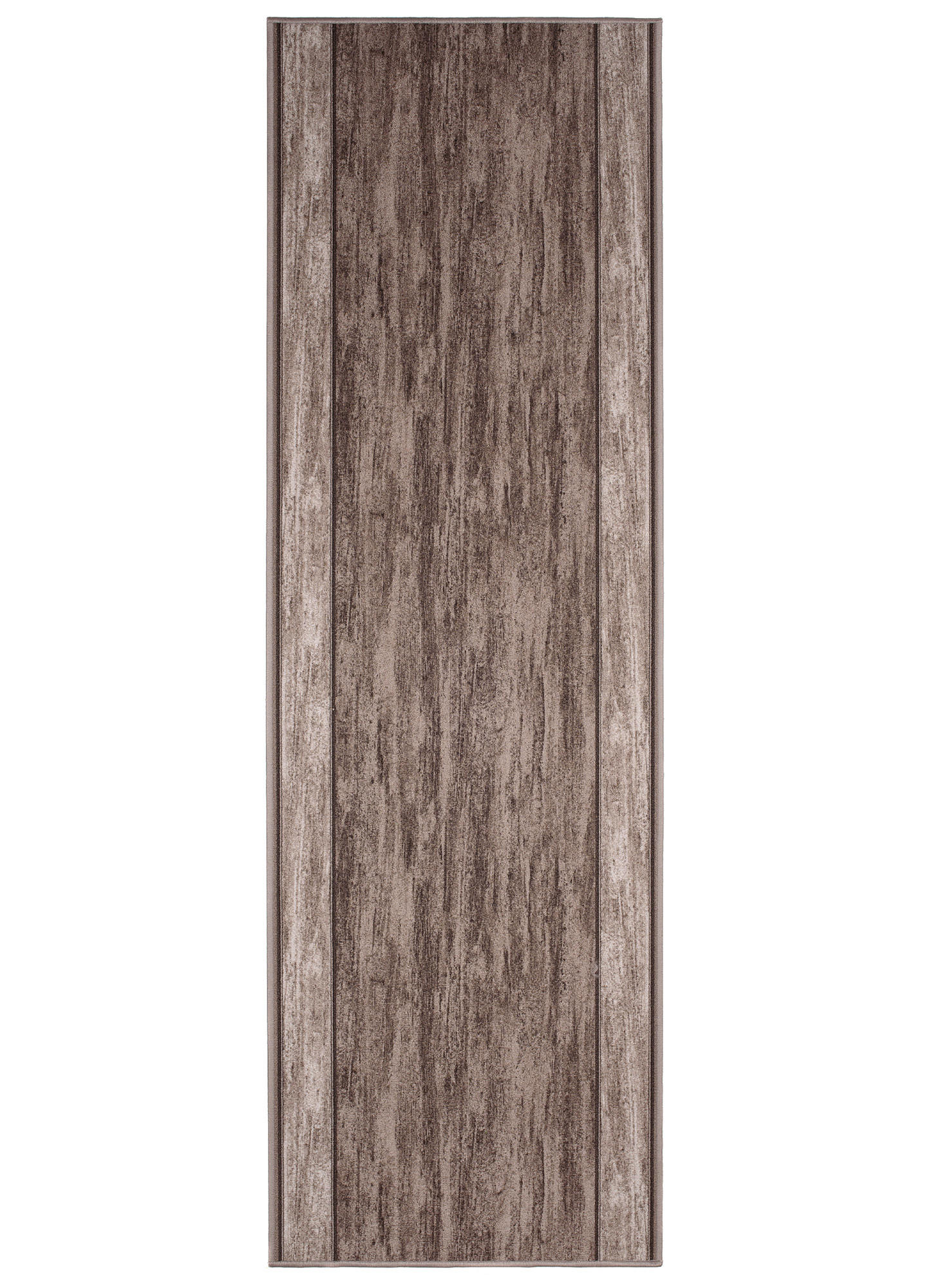 TEPPICHLÄUFER Anti-Rutsch Taupe rutschfest Gummiunterlage 80/300 cm - Taupe, Textil (80/300cm) - Tapiso