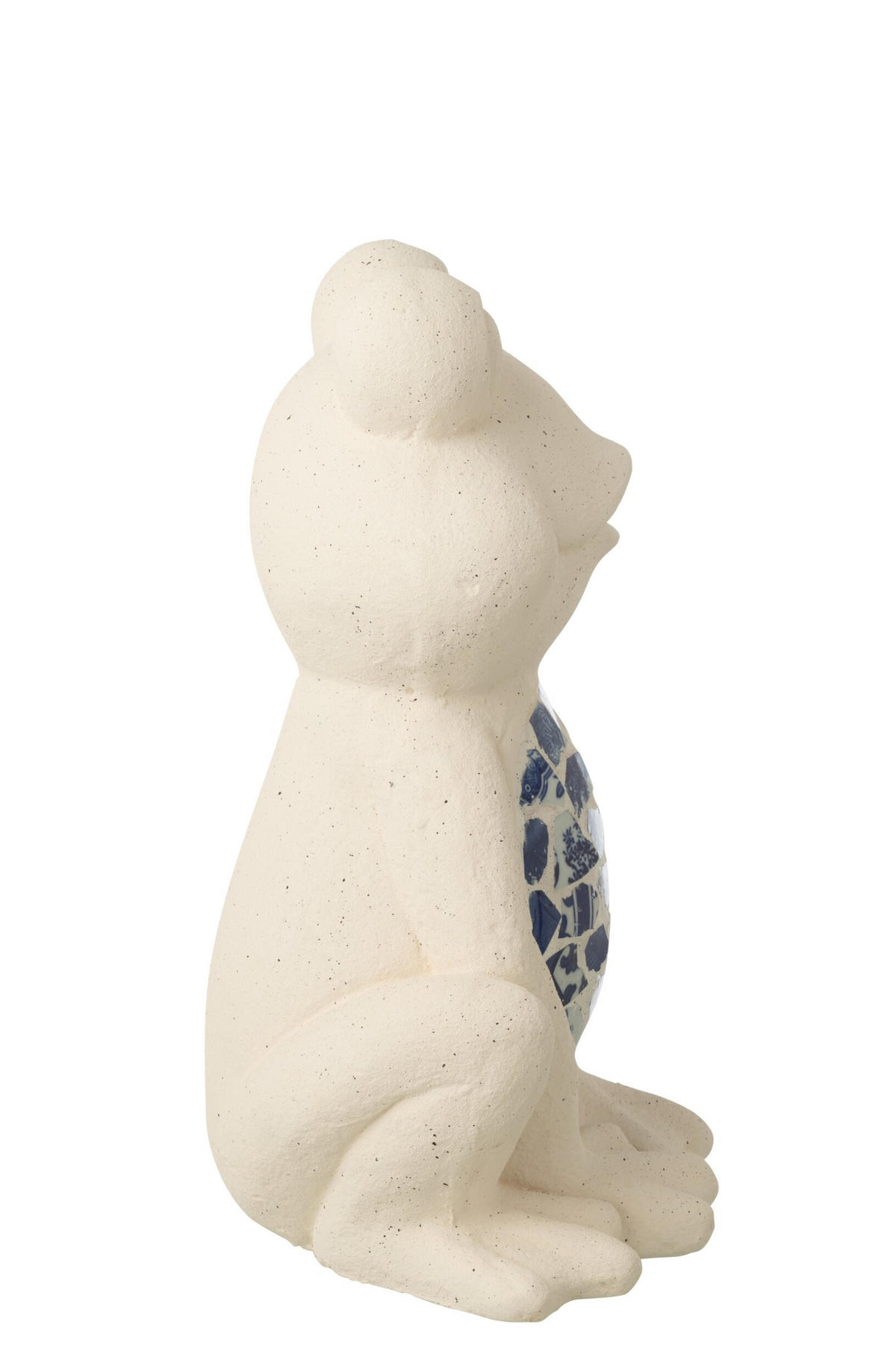 DEKOOBJEKT SCHILDKRÖTE AUßENBEREICH Beige - Blau, Glas/Naturmaterialien (20/39/27.5cm) - J-Line