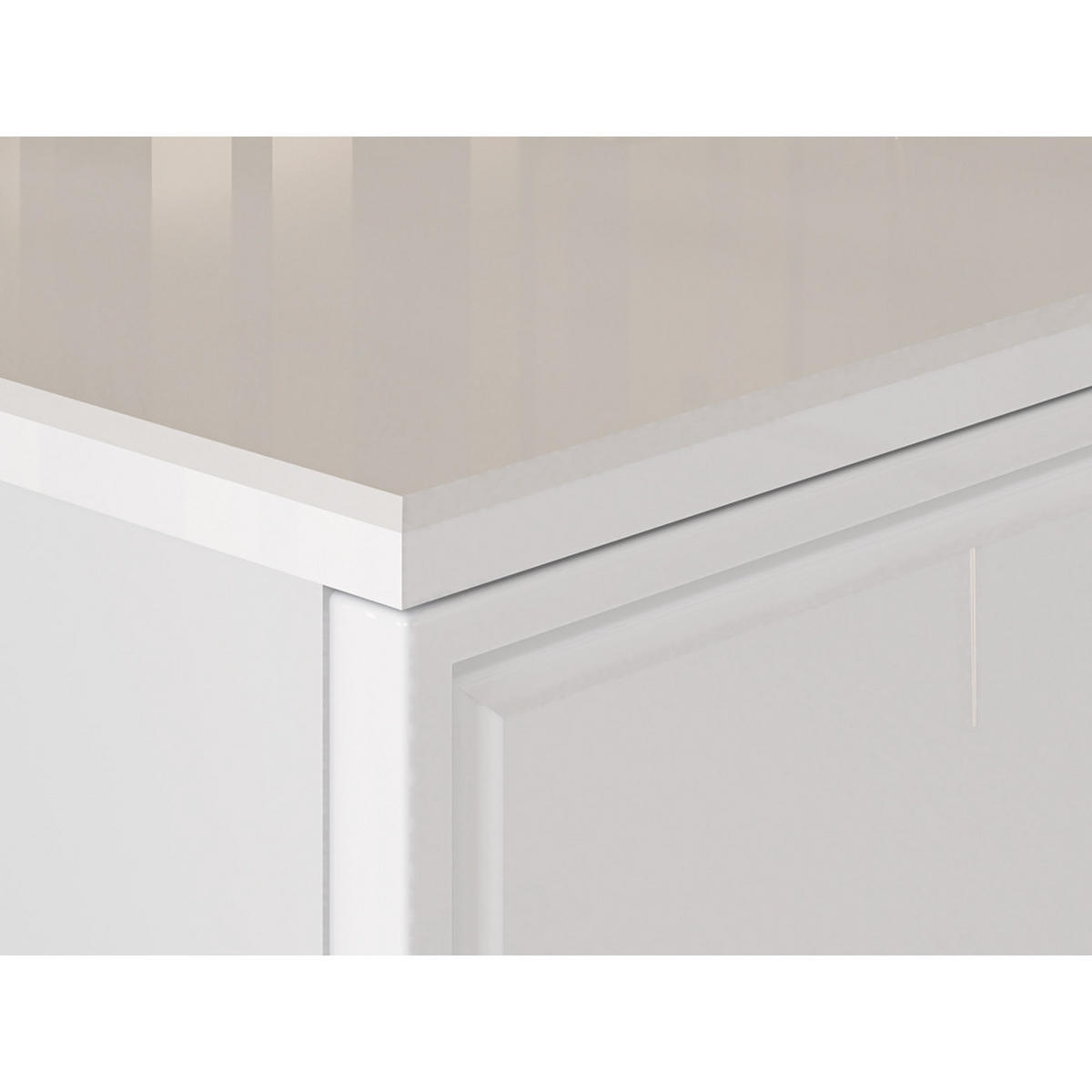 KOMMODE Gubin-131 - Weiß, Holzwerkstoff (120/85/40cm) - Lomado