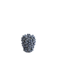 VAZE Berries Blau 15/14.5/17.5 cm - Blau, Keramik (17.5cm) - Light & Living