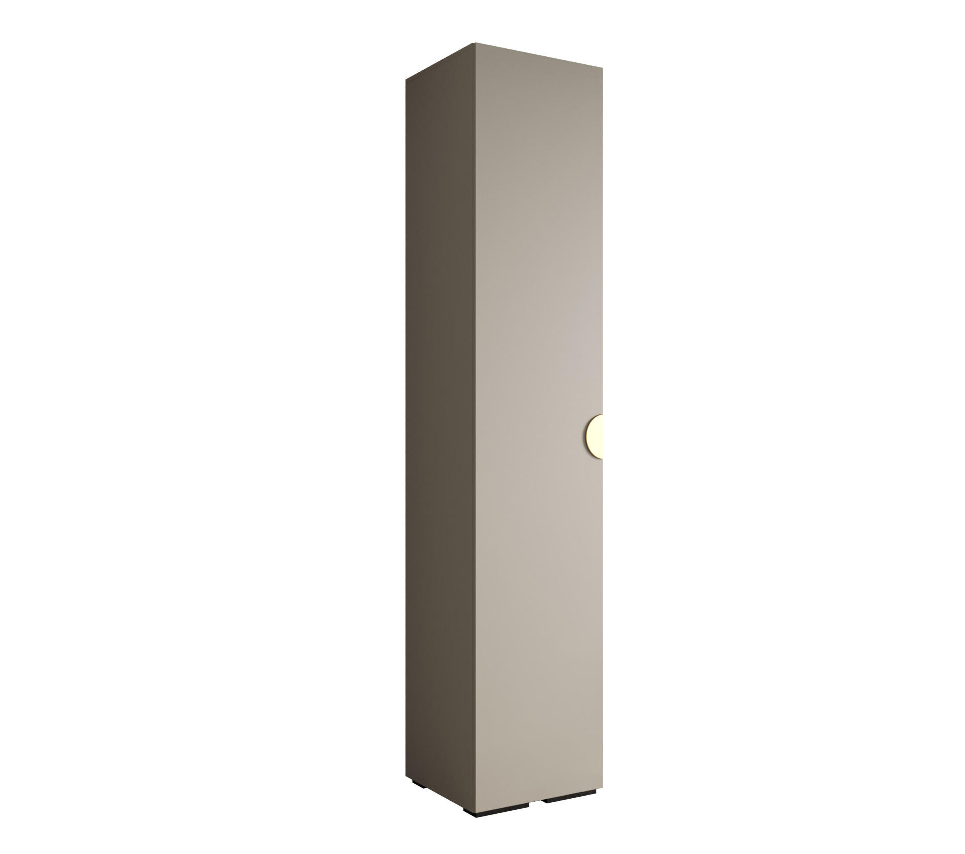 Abiks Möbel Drehtürenschrank Kaschmir, Gold 50x236.7x47 cm