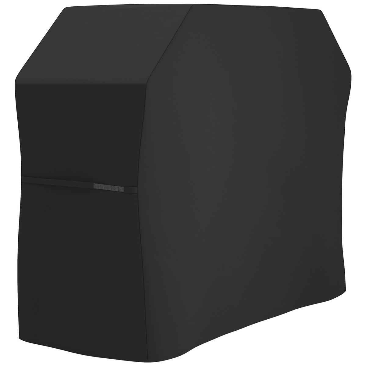 GRILLABDECKUNG BBQ Abdeckung Wetterfest Gasgrill Abdeckhaube, Oxford, Schwarz - Schwarz, Textil (61/120/147cm) - Outsunny