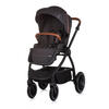 KOMBIKINDERWAGEN Prestige 3 in 1 schwarz Babywanne Rucksack i-Size Babyschale - Schwarz, Metall (85/59/123cm) - Chipolino