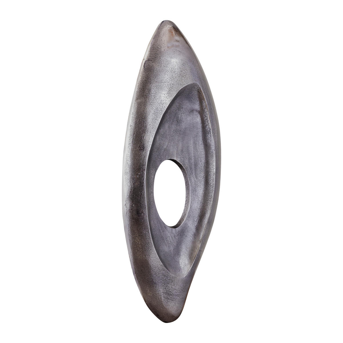 WANDPANEEL Kellaine Silber 32/4/80cm - Silberfarben, Metall (4/80/32cm) - PTMD Collection